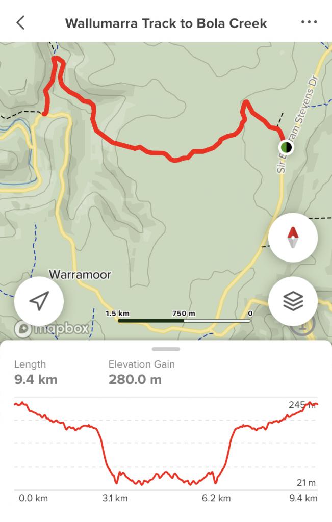 01 Walumarra Trek Route